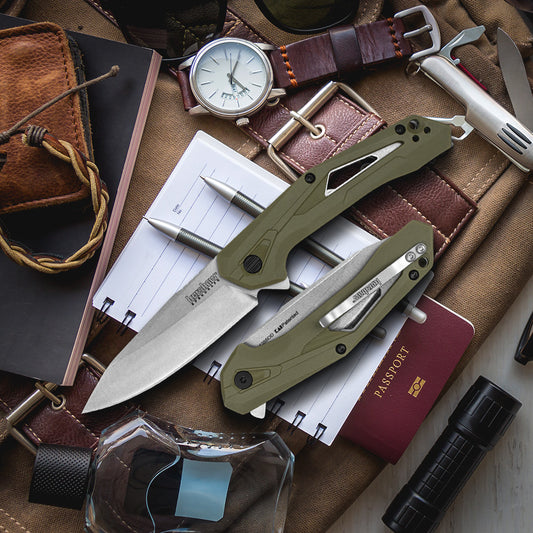 Coming soon, new SMKW Exclusive Kershaw Airlock  Folding Knife