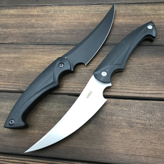 KUBEY KU231 Scimitar Hunting Fixed Blade Knife