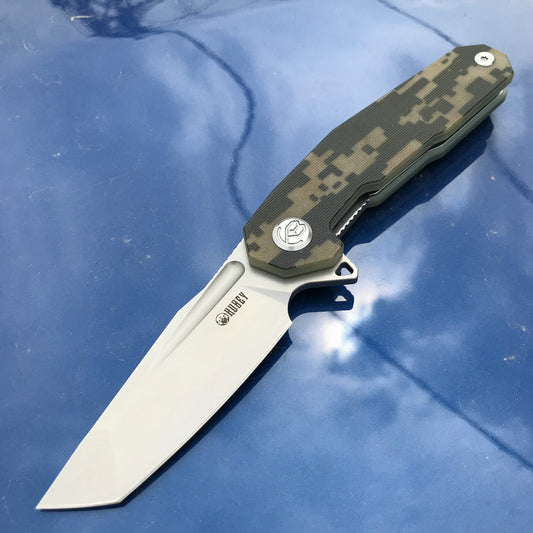 KUBEY KB237E Carve CPM-S30V G10 Liner Lock Tactical Folding Knife