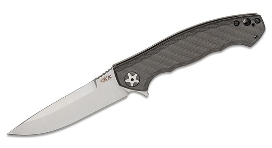 <br />Zero Tolerance 0452CF Dmitry Sinkevich Flipper 4.1" S35VN Satin Blade, Carbon Fiber and Titanium Handles Folding Knife
