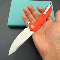 KUBEY KNIVES KU117M Nova Linelock Orange