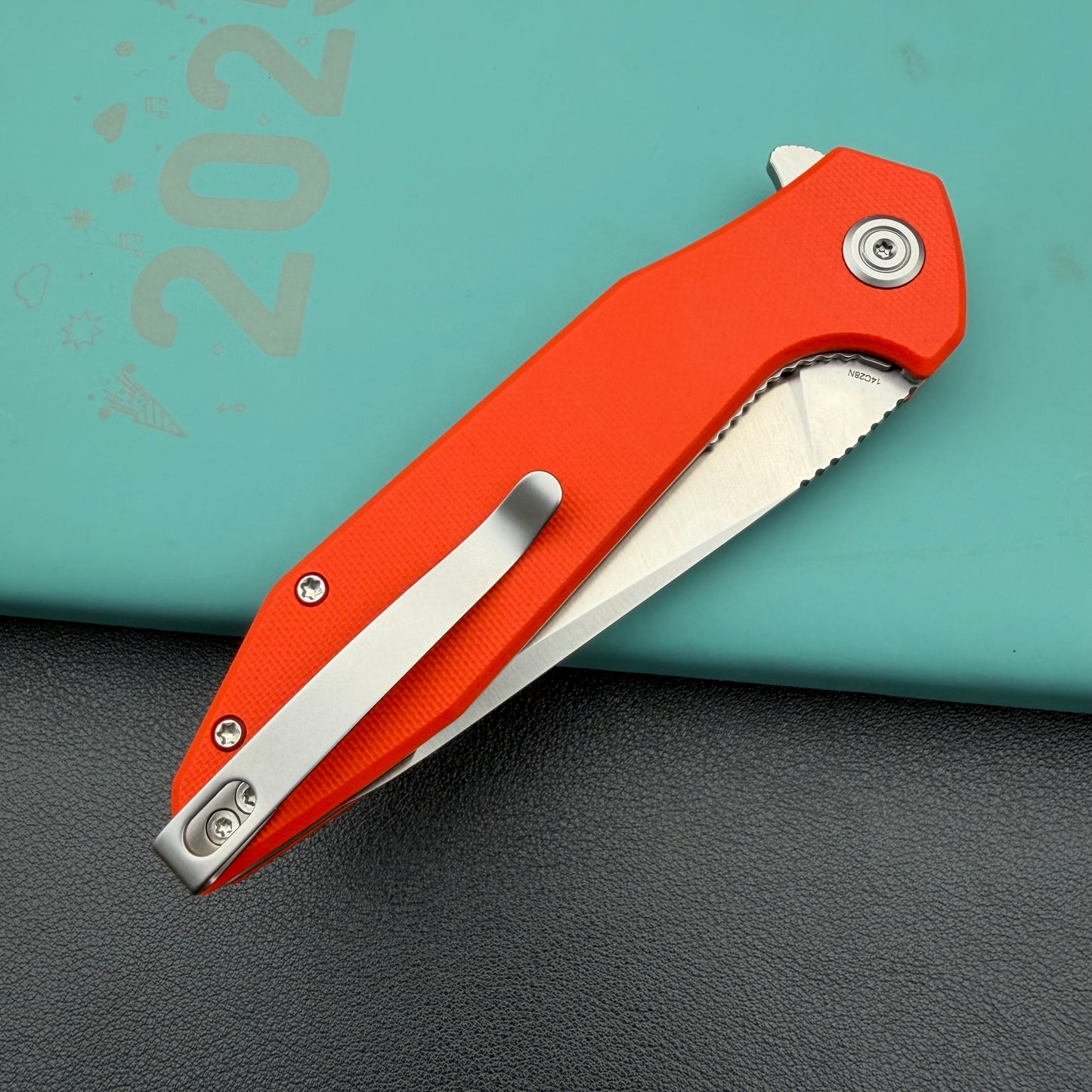 KUBEY KNIVES KU117M Nova Linelock Orange