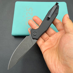KUBEY KNIVES KU117Q Nova Linelock Blackout