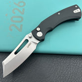 KU KNIVES KU378A Dheo Buttonlock Black Folding Knife