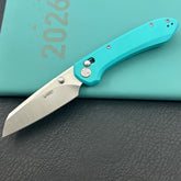 KU KNIVES KU446D Bonza Crossbar Lock Blue Folding Knive