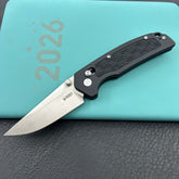 KU knife KU464A Geri Crossbar Lock Black Folding Knife