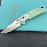 KU knife KU464B Geri Crossbar Lock Jade Folding Knife