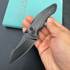 KB Sumo KB400 Folding Knife DLC Titanium Handle 3.15" DLC CPM 20CV Blade