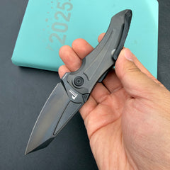 KB Sumo KB400 Folding Knife DLC Titanium Handle 3.15" DLC CPM 20CV Blade