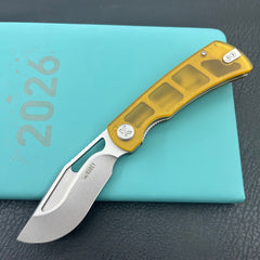 KU knife KU397C Gurkha Linerlock Ultem Folding Knife