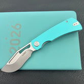 KU knife KU397B Gurkha Linerlock Tiffany Blue Folding Knife