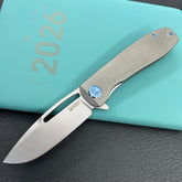 KU knife KU353A Supercell Linerlock Gray Ti Folding Knife