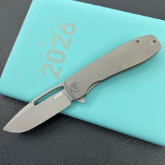 KU knife KU353C Supercell Linerlock Darkwash Ti Folding Knife