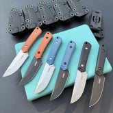 Kubey Knives KU413 Thorn Fixed Blade Knife G10 Micarta Handle 2.8" 14C28N Fixed Knife