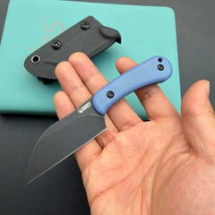 KU KNIVES KU412D Rockhopper Fixed Blade Black BM Fixed Knife