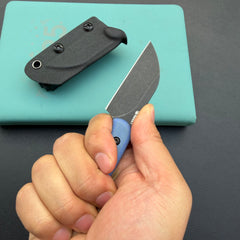 KU KNIVES KU412D Rockhopper Fixed Blade Black BM Fixed Knife