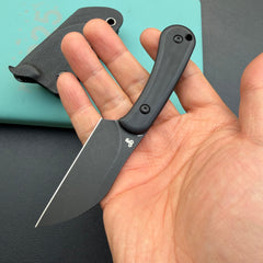 KU KNIVES KU412B Rockhopper Fixed Blade Blackout Fixed Knife