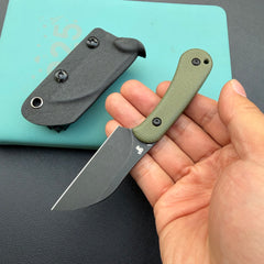 KU KNIVES KU412F Rockhopper Fixed Black GM Fixed Knife