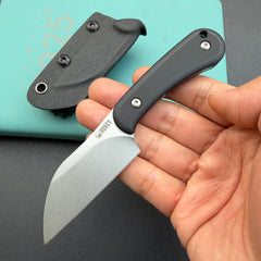 KU KNIVES KU412A Rockhopper Fixed Blade Black Fixed Knife
