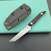 KU KNIVES KU430A Goliath Fixed Blade Black Folding Knife