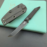 KU KNIVES KU430B Goliath Fixed Blade Blackout Fixed Knife