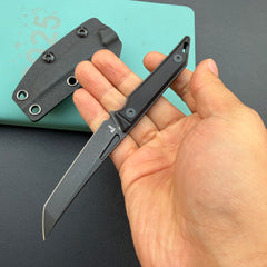 KU KNIVES KU430B Goliath Fixed Blade Blackout Fixed Knife