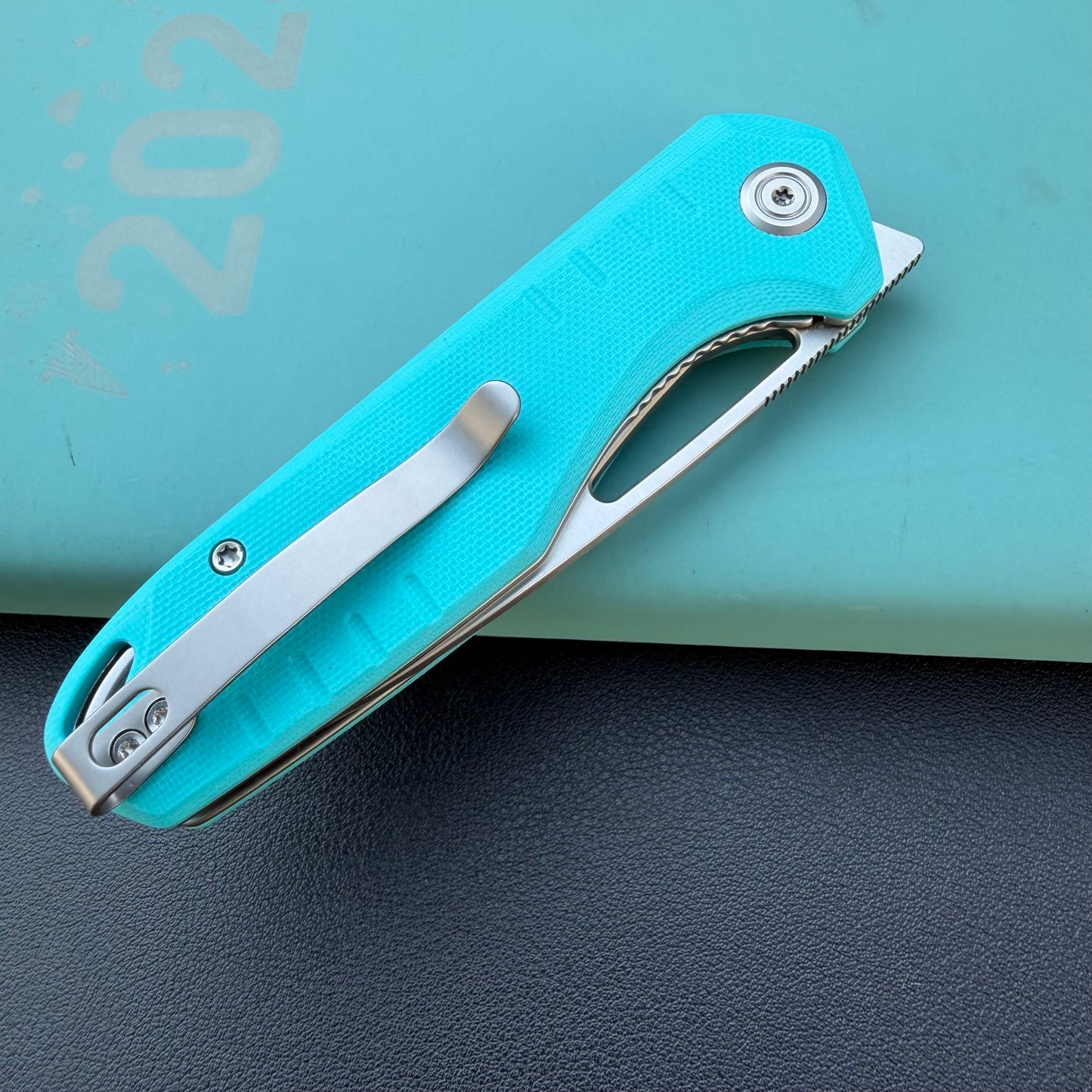 KU KNIVES KU324K Doris Linerlock Tiffany Blue