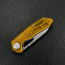 KUBEY KU291Q Vagrant Liner Lock Folding Knife  Ultem Handle  3.1" Sandblast  14C28N