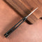 KUBEY KU329A Cleaver Liner Lock Flipper Knife Black G10 Handle 3.27" Bead Blasted D2