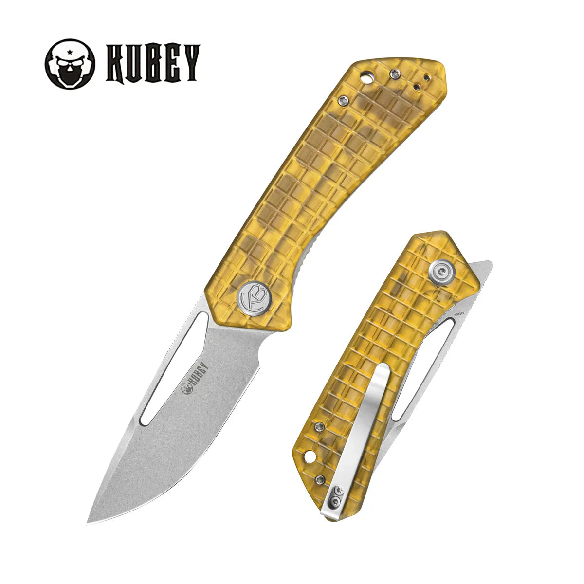 KUBEY knife Thalia KU331Q Linerlock Folder – Lightweight Ultem 14C28N Blade EDC & Outdoor Utility Knife Breakdown
