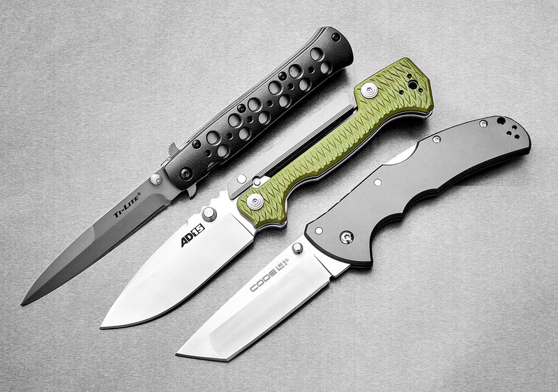 Cold Steel 58SQ Demko AD-15 Scorpion Lock Folding Knife 3.68" S35VN Drop Point Blade, OD Green G10 Handles