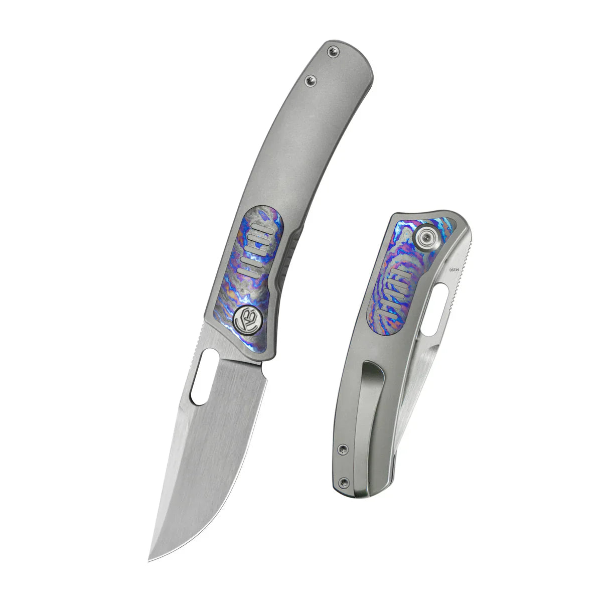 KB KNIVES Common Thread KB377D Liner Lock Folder – Sandblast Titanium Zircuti Inlay Silver Bead Blast M390 Premium Collector EDC Knife Full Spec Review