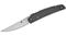 Spyderco C242CFP Paul Alexander Ikuchi Flipper Knife 3.26" S30V Satin Plain Blade, Carbon Fiber/G10 Laminate Handles Folding Knife