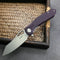KUBEY KB310G New Drake Lliner Lock Folding Knife purple G10 Handle