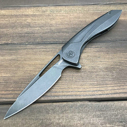 KUBEY KB171 Velocé Black Stonewash Folding Knife