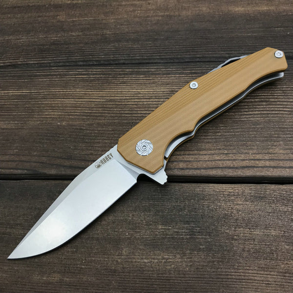 KUBEY KU216 EDC Camping Liner Lock Folding Knife