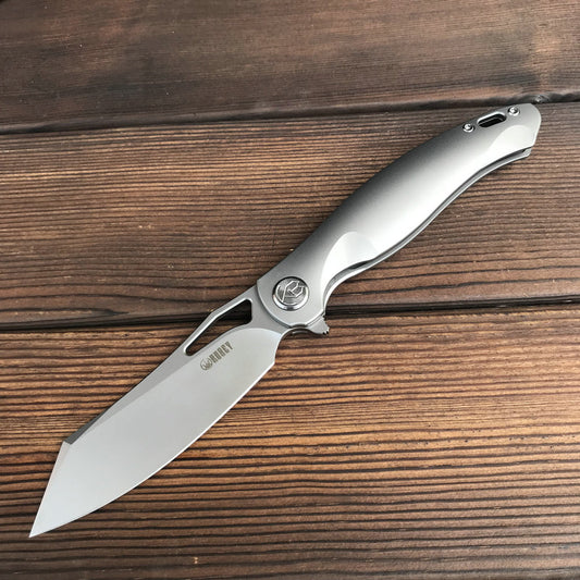 KUBEY KB246A Drake S90V Frame Lock Flipper Knife