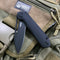 KUBEY KU321F Royal Liner Lock EDC Pocket Knife Front Flipper black G10 Handle