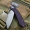 KUBEY KB310G New Drake Lliner Lock Folding Knife purple G10 Handle (3.4' Sand Blast Stone Wash M390)
