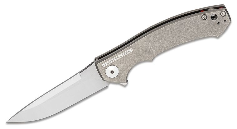 Zero Tolerance 0450 Dmitry Sinkevich Flipper 3.25" S35VN Satin Blade, Titanium Handles  Folding Knife