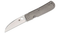 Spyderco C249TIP Marcin Slysz SwayBack Folding Knife 3.53" CTS-XHP Stonewashed Wharncliffe Blade, Titanium Handles