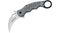 Fox 478 01FX478 Folding Karambit Flipper 3.2" Bead Blast Plain Blade, Aluminum Handles Folding Knife