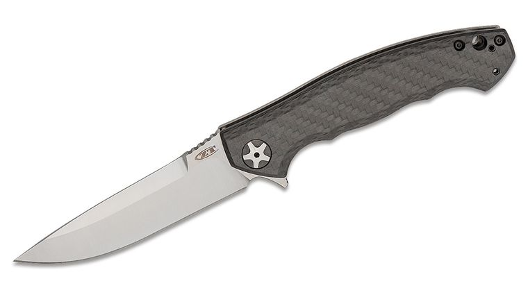 <br />Zero Tolerance 0452CF Dmitry Sinkevich Flipper 4.1" S35VN Satin Blade, Carbon Fiber and Titanium Handles Folding Knife