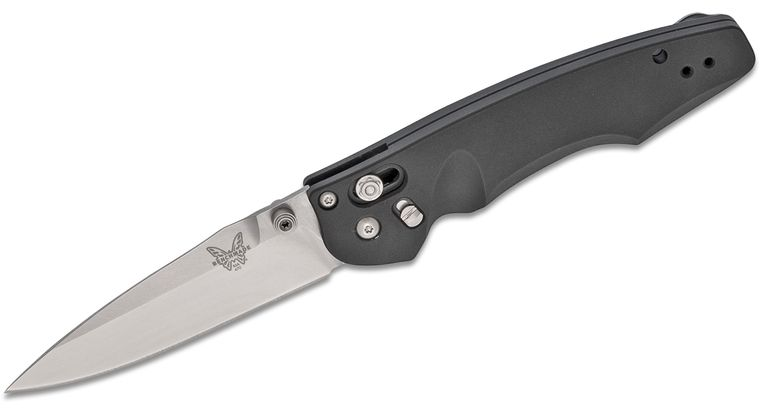 Benchmade 470-1 Emissary AXIS Assisted Folding Knife 3" S30V Blade, Black Aluminum Handles Folding Knife