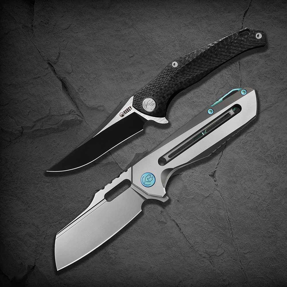 Titanium and Carbon Fiber Handle