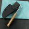 KUBEY  KU376B  Mikkel Willumsen Design Blade Hunter Drop Point Fixed Blade Knife Brown Micarta Handle 2.95''Beadblast 14C28N