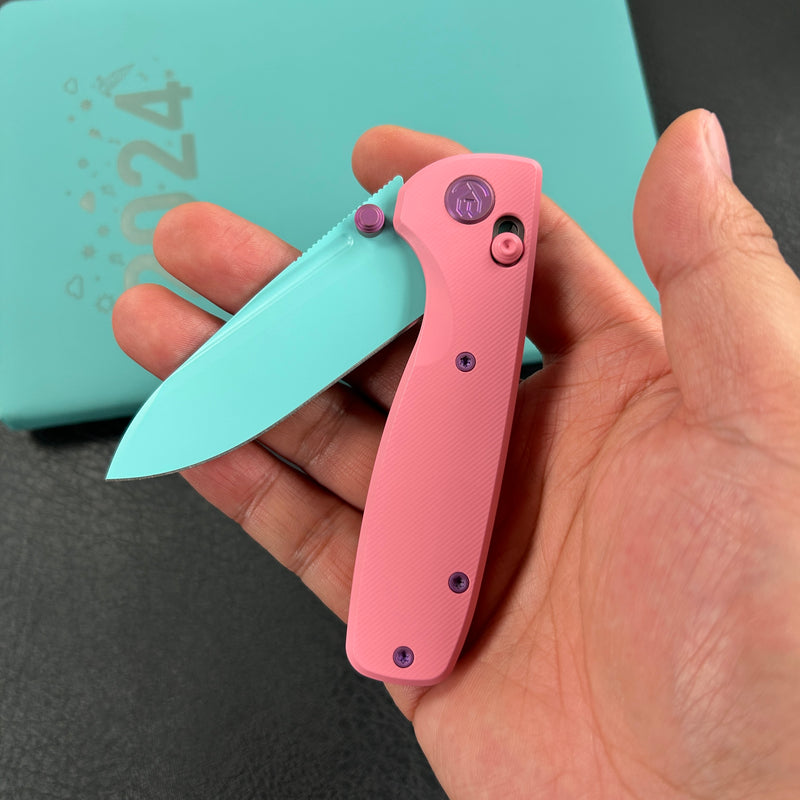 KB Knives KB383D Bluff Axis lock Folding Knife Cerakote Titanium Handle 3.19" Cerakote CPM S35VN