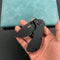 KUBEY KU180 Karaji Liner Lock Dual Thumb Studs Open Folding Pocket Knife Black G10 Handle 2.56" Blackwash 14C28N