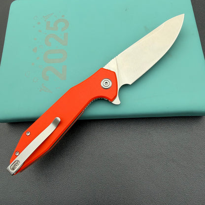 KUBEY KNIVES KU117M Nova Linelock Orange