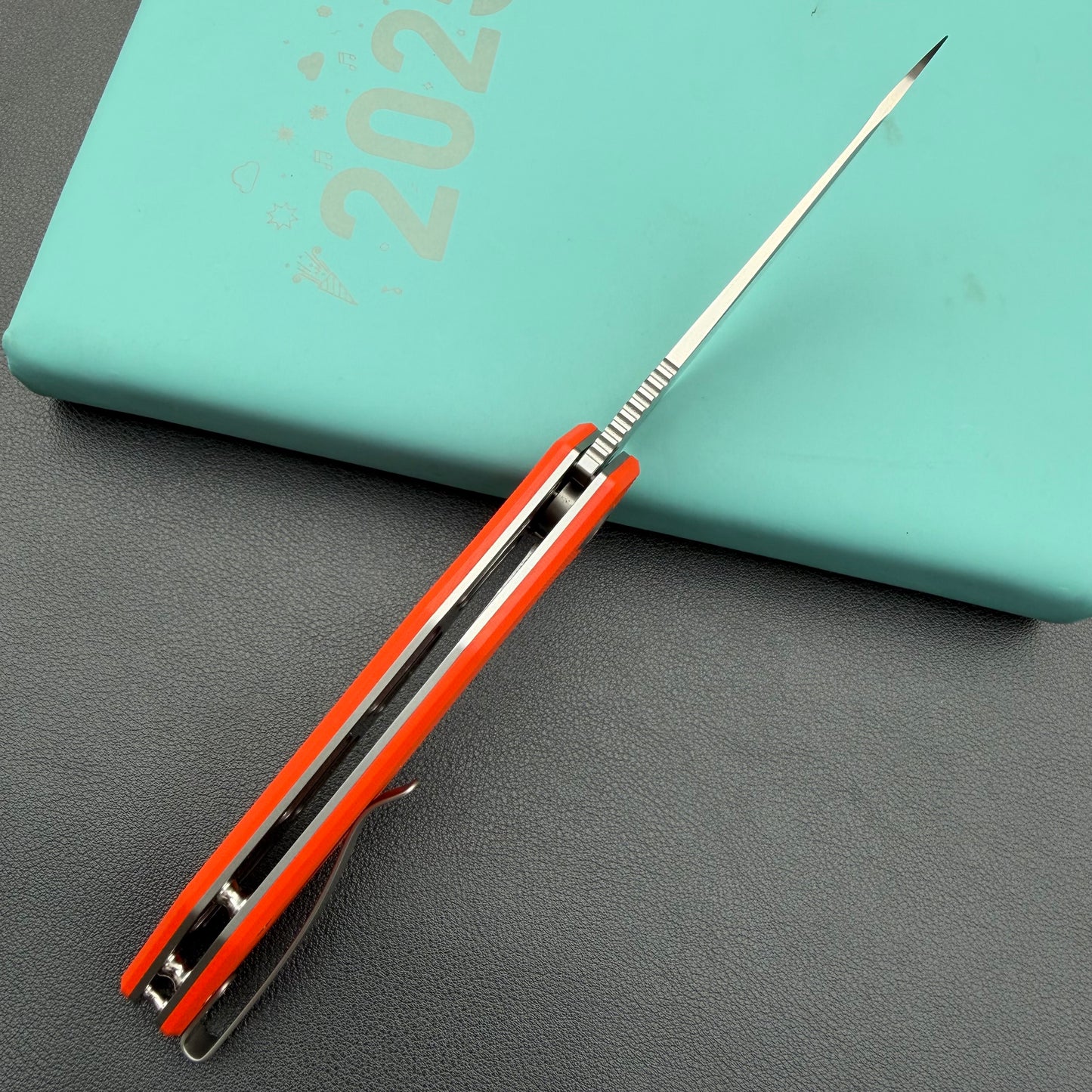 KUBEY KNIVES KU117M Nova Linelock Orange